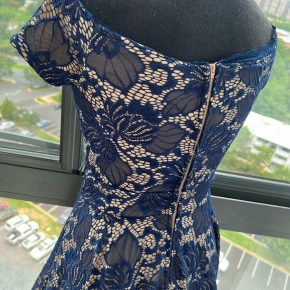 Vintage Lace fit and flare skater dress size small - Picture 9 of 10